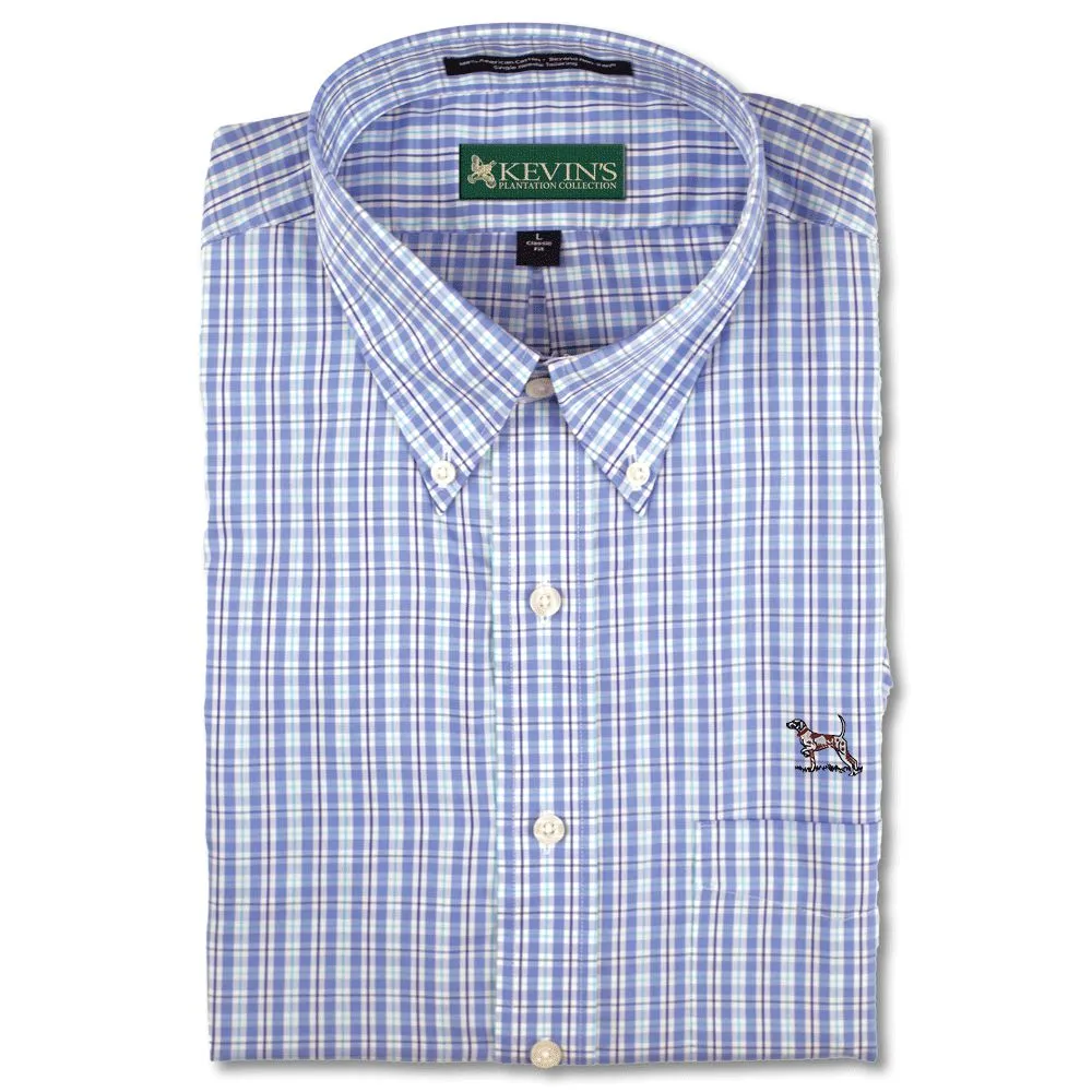 Kevin's Vincent Pointer Wrinkle Free Long Sleeve Button Down