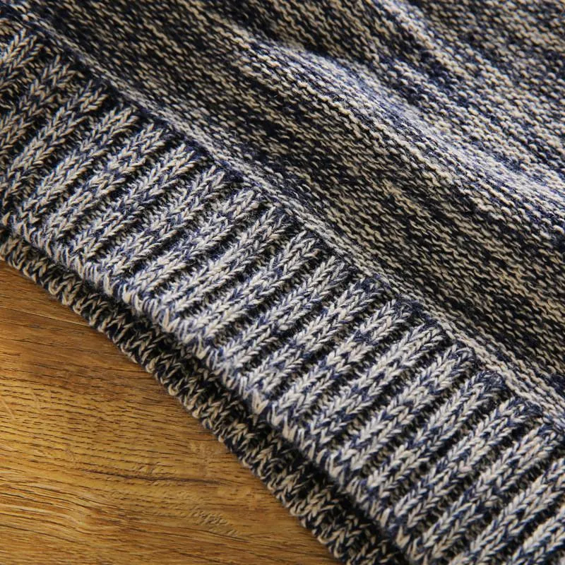 Men's Patchwork Knitted Puilover